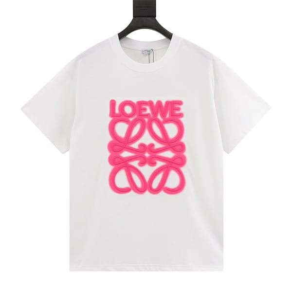 n-grade recommended Loewe neon logo cotton T-shirt replica loj64649 n-grade recommended Loewe neon logo cotton T-shirt replica loj64649