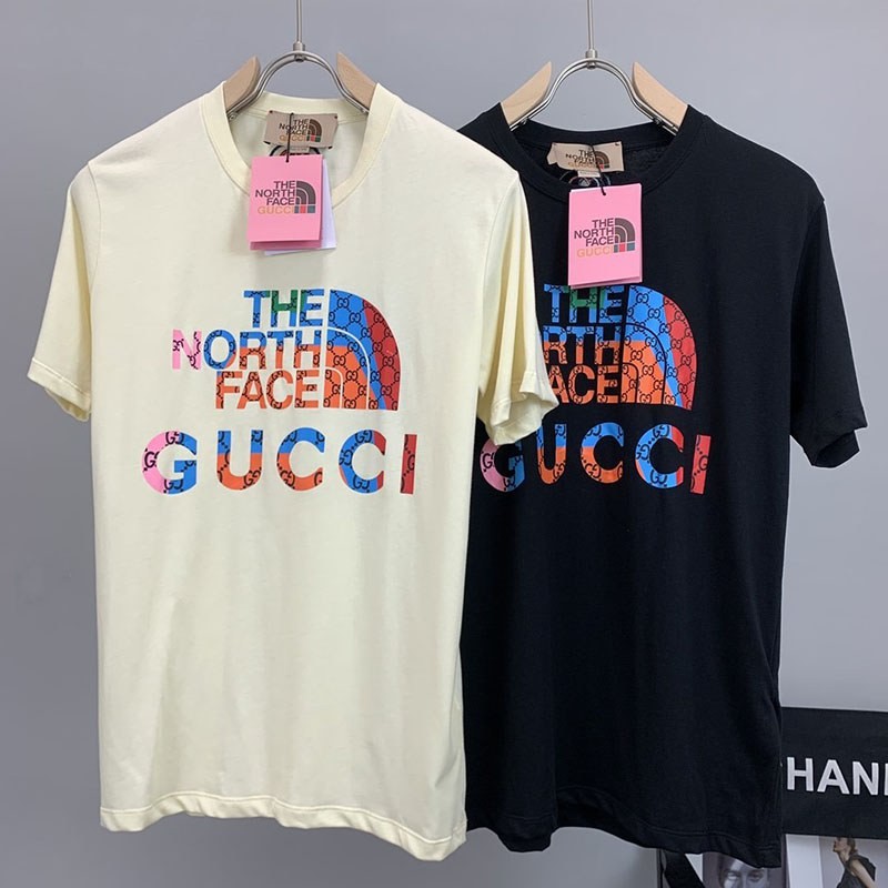 No customs duties Gucci x North Face replica collaboration ★ Special logo T-shirt Nop62440