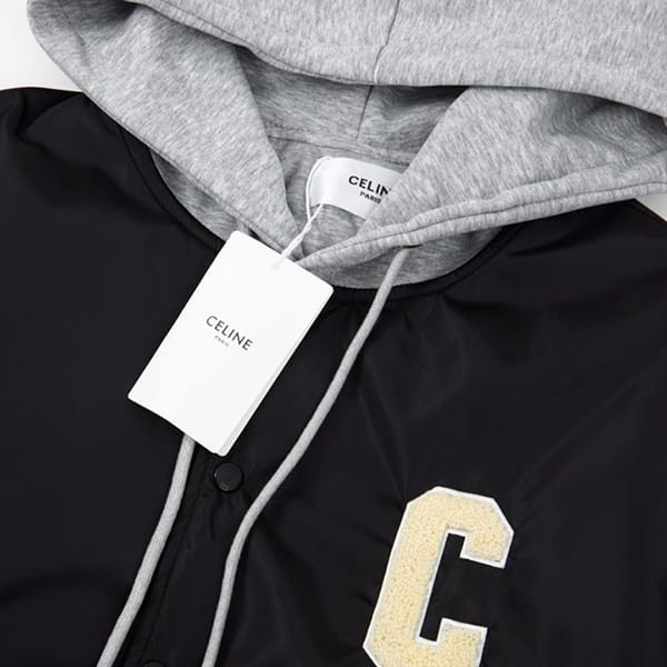 Convenient Celine replica hooded oversized teddy jacket Cec47753