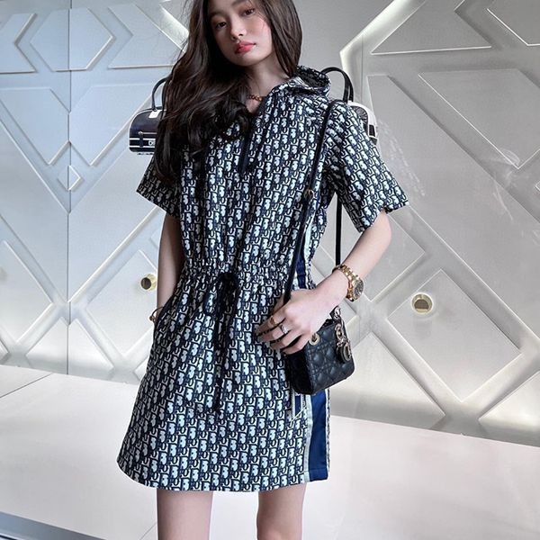 Very popular: Dior short dress in technical taffeta and jacquard Very popular: Dior short dress in technical taffeta and jacquard