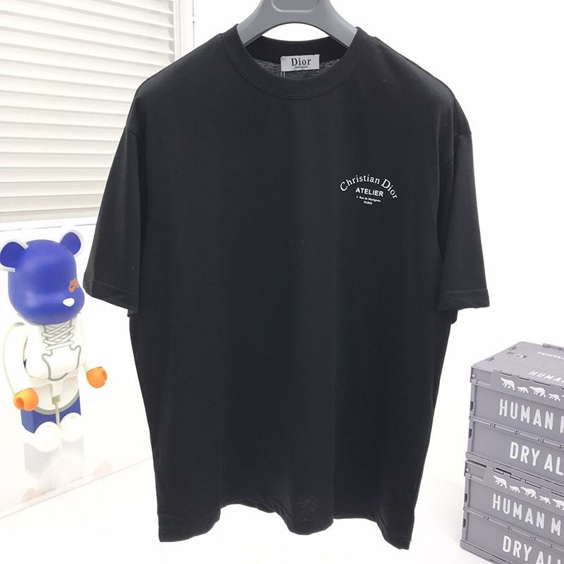 New Dior T-shirt for Spring/Summer, copy, CD embroidery, collaboration, lion, oversized, deg27979 New Dior T-shirt for Spring/Summer, copy, CD embroidery, collaboration, lion, oversized, deg27979