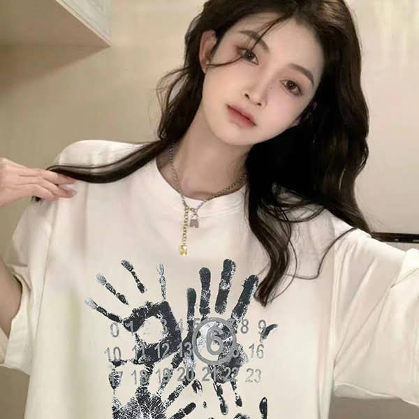 MM6 Printed T-shirt Replica Max28637 MM6 Printed T-shirt Replica Max28637