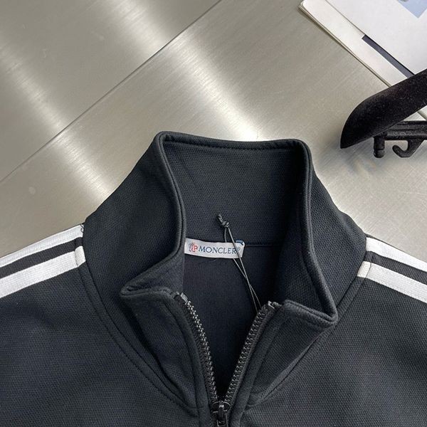 Moncler Adidas Setup Copy Sports Shirt & Black mow81207