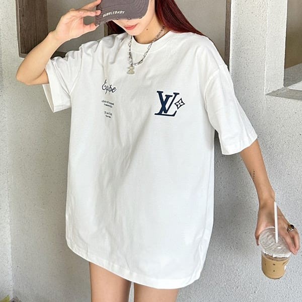 Very popular!Louis Vuitton replica cotton short sleeve crew neck T-shirt vui07879 Very popular!Louis Vuitton replica cotton short sleeve crew neck T-shirt vui07879