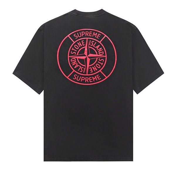 Supreme x Stone Island Logo T-shirt Replica Shp07056