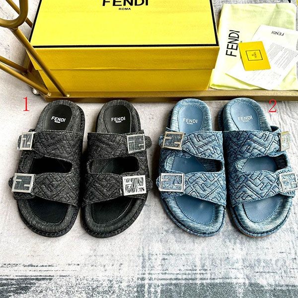 Competition Fendi Feel Flat Sandals Replica FF Logo few39281 Competition Fendi Feel Flat Sandals Replica FF Logo few39281
