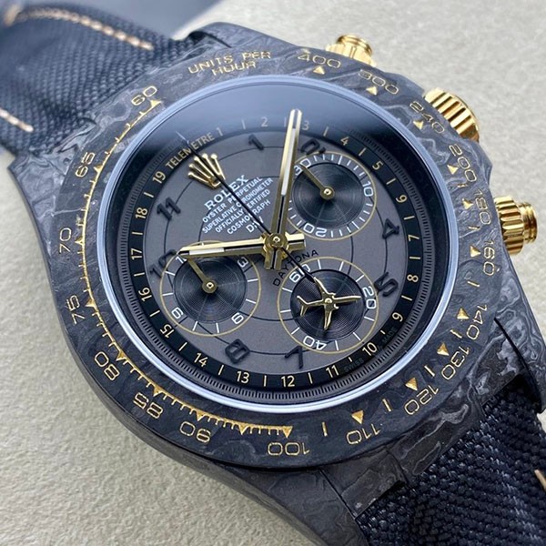 Rolex DiW Carbon Daytona Replica