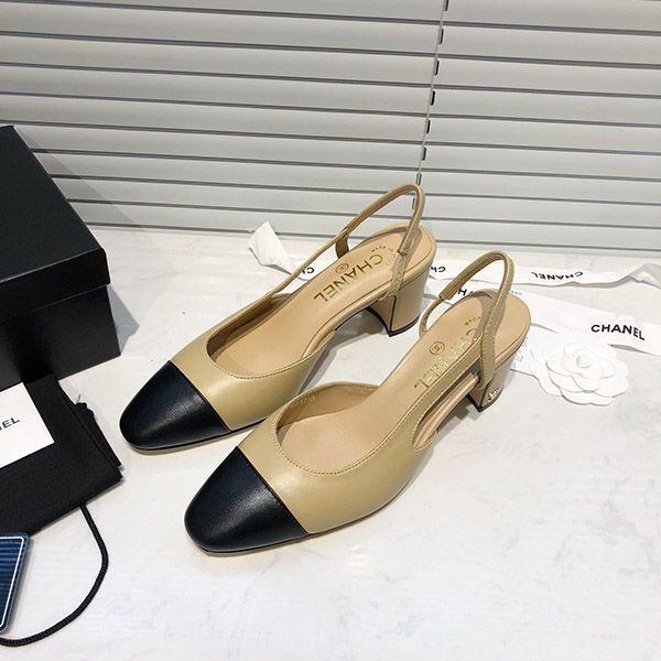 Sold out Chanel slingback shoes replica shf19484 Sold out Chanel slingback shoes replica shf19484