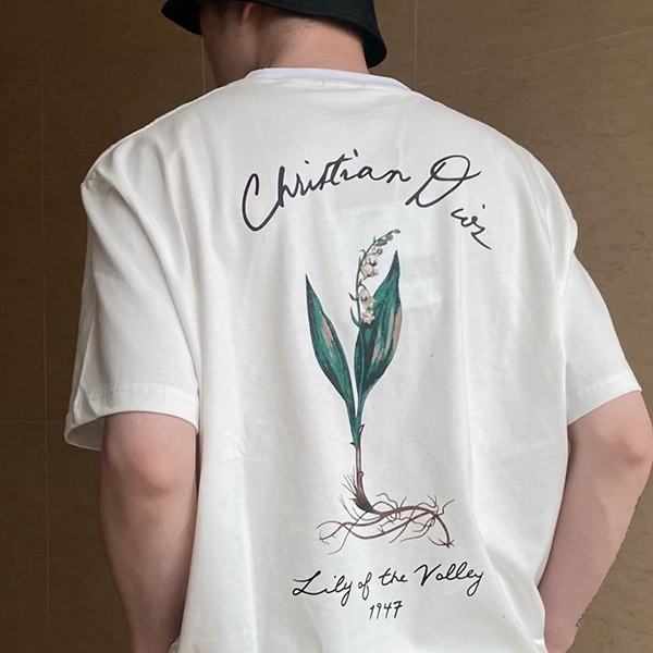 Handwritten Christian Dior T-shirt Replica (Relaxed Fit) 2 Colors 493J696A0817