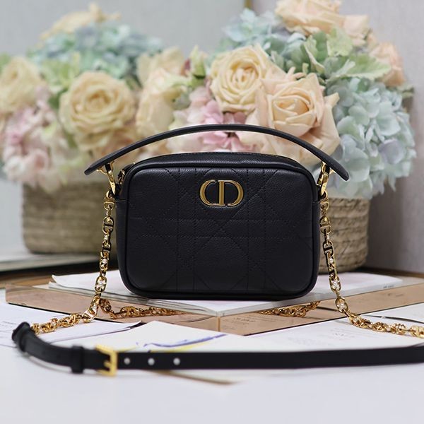 [New?] Dior Caro Replica Top Handle Camera Bag Small del93375