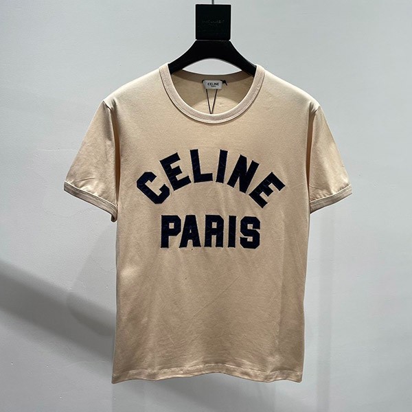 Free Shipping Celine Paris T-shirt Replica Cotton Jersey Short Sleeve Ceo70107 Free Shipping Celine Paris T-shirt Replica Cotton Jersey Short Sleeve Ceo70107
