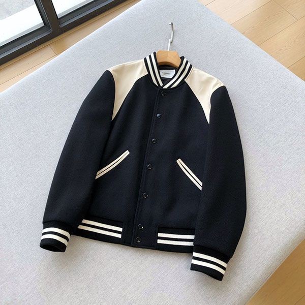 Hard to find Celine Classic TEDDY Stadium Jacket Cej75777 Hard to find Celine Classic TEDDY Stadium Jacket Cej75777