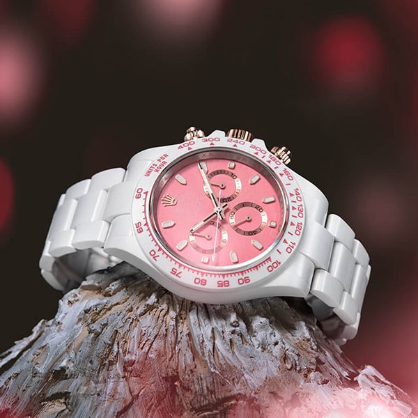 Extremely Rare! Rolex AET Replica Sakura Cosmograph Daytona Ceramic Watch rog34258 Extremely Rare! Rolex AET Replica Sakura Cosmograph Daytona Ceramic Watch rog34258