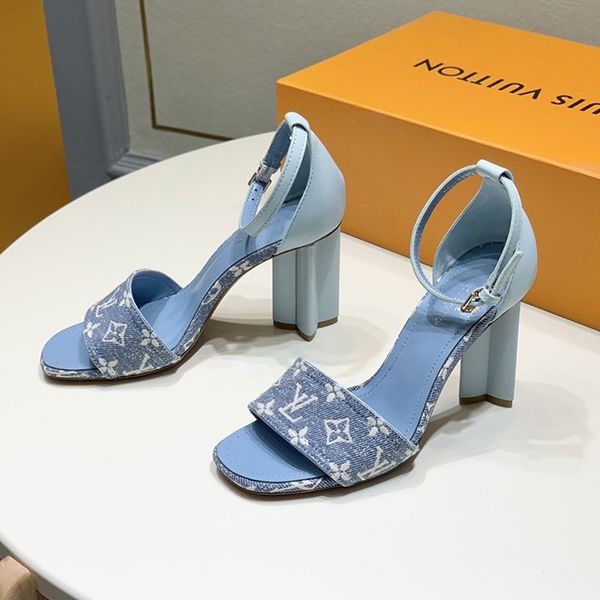 [Denim is stylish]Louis Vuitton Silhouette Sandals Replica 1AAZT4