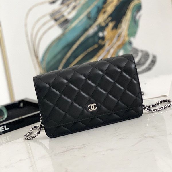 Easy to use Chanel CC logo chain wallet copy shn63239 Easy to use Chanel CC logo chain wallet copy shn63239
