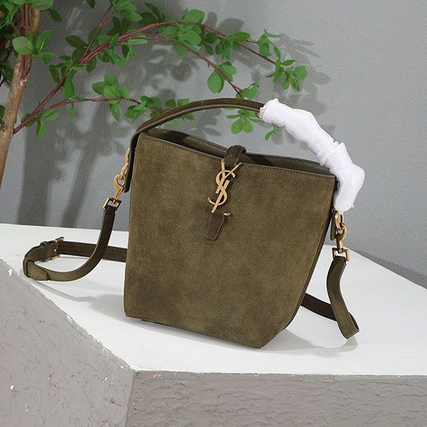 Cute Saint Laurent suede shoulder bag replica Sam44449