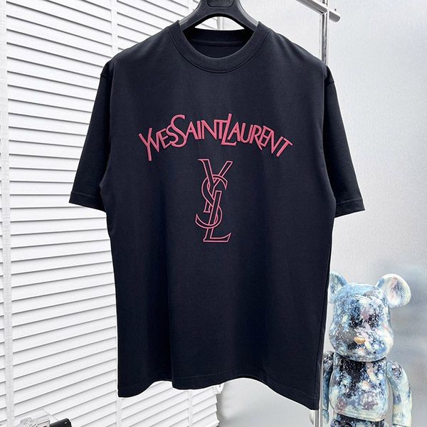 Super low price! Saint Laurent cotton jersey T-shirt replica Sai44314 Super low price! Saint Laurent cotton jersey T-shirt replica Sai44314