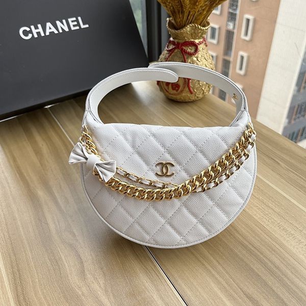 [Women's dream☆] Chanel pouch parody ribbon handbag chain B16288