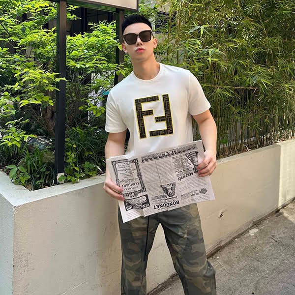 Fendi White Cotton T-Shirt Replica fes67883 Fendi White Cotton T-Shirt Replica fes67883