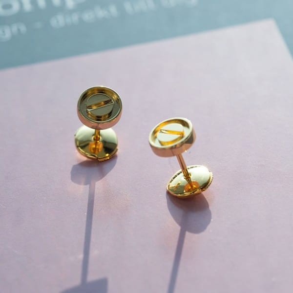 ★Safe shipping with tracking Cartier Replica Love Bis Motif Earrings 18K Gold kam06650