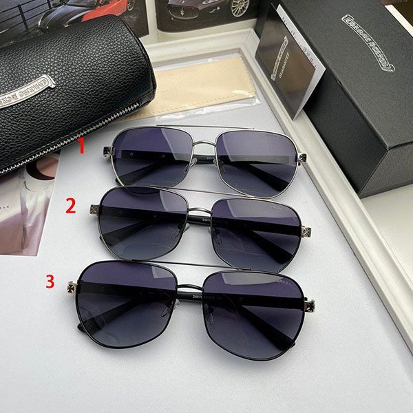 CHROME HEARTS DAGGER Unisex Square Sunglasses Replica Kus92985