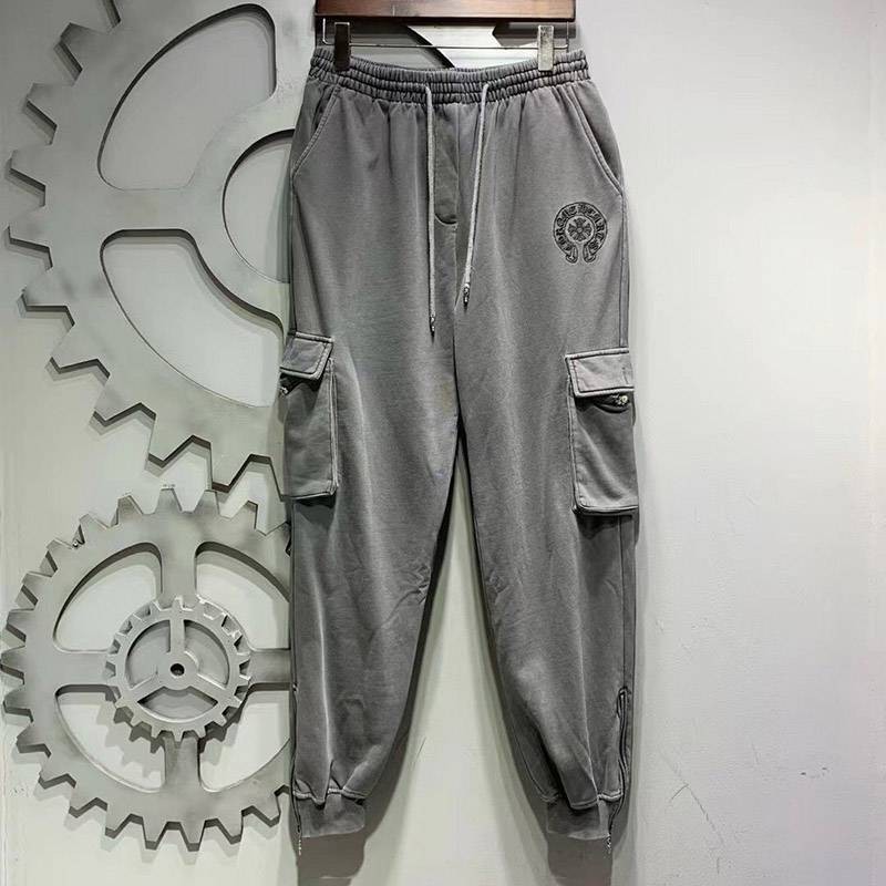 New Chrome Hearts [CH Sweatpants] ◆ Scroll Label Copy Kum98943