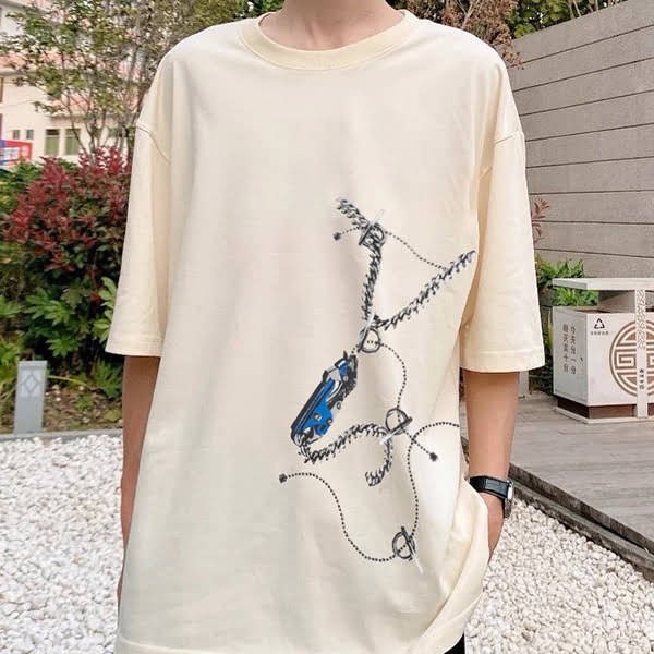 Burberry Boxy Night Hardware Cotton T-Shirt Replica Bas39098 Burberry Boxy Night Hardware Cotton T-Shirt Replica Bas39098