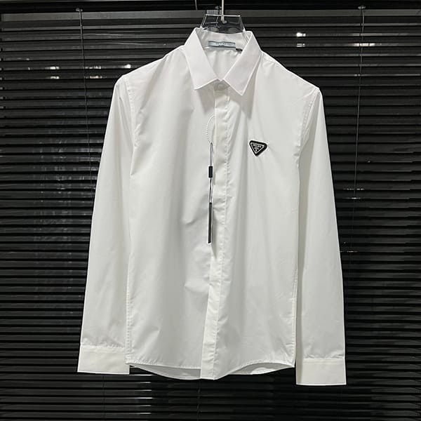 Rare Prada parody logo cotton shirt puv83170