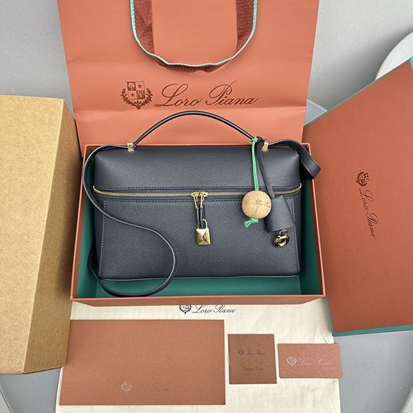 Very popular: Loro Piana Extra Calf Replica Leather Shoulder Bag L27 rou45464