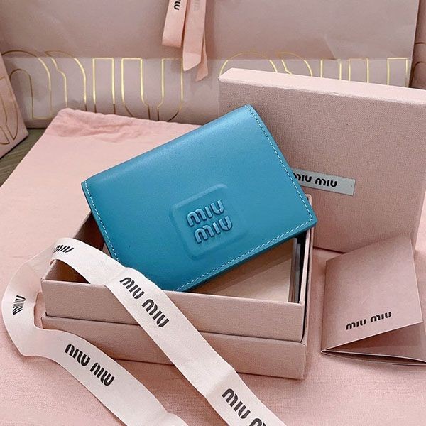 Attention ★ Miu Miu Replica Softy Padded Leather * Bi-fold Wallet myy51331