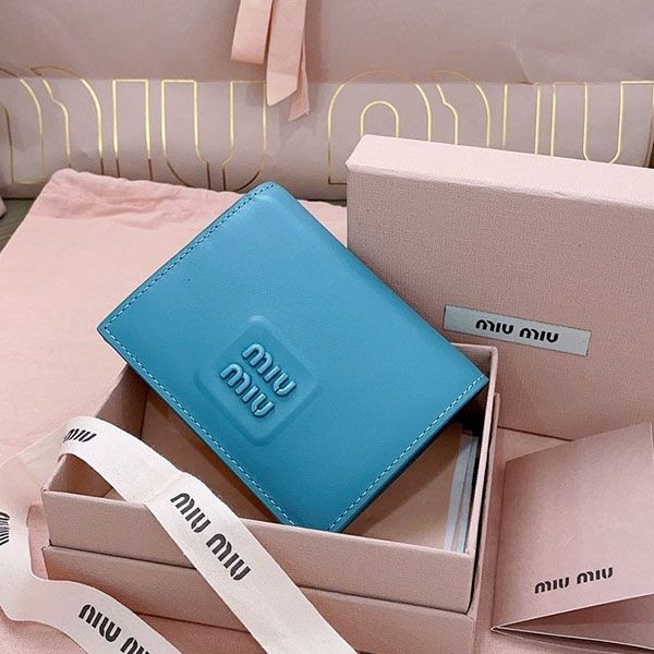 Attention ★ Miu Miu Replica Softy Padded Leather * Bi-fold Wallet myy51331