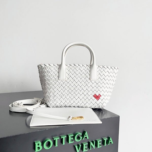 [New] Bottega Veneta Mini Cabas Tote Bag Replica Heart Popular 777608V