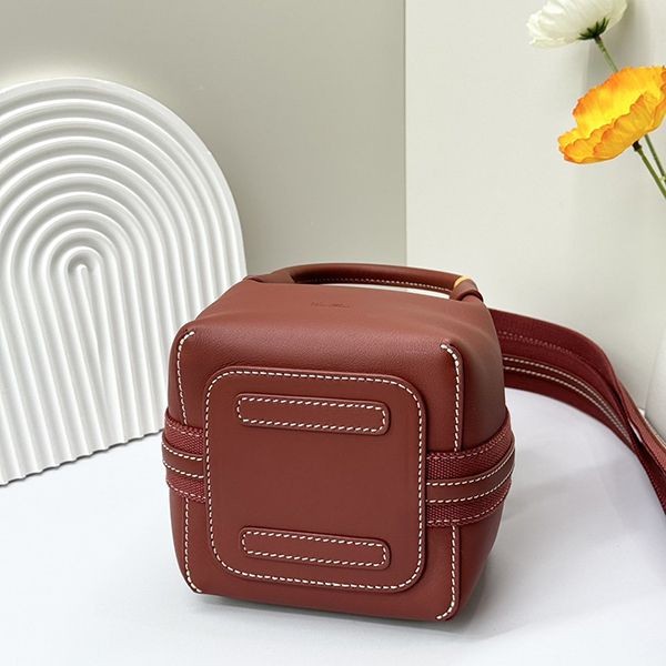 Loro Piana Micro Vail Copy Leather Shoulder Handbag FAM7943