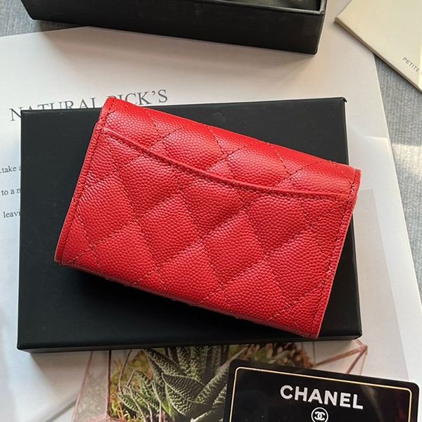 Sold out Chanel replica caviar skin card case wallet shy26058