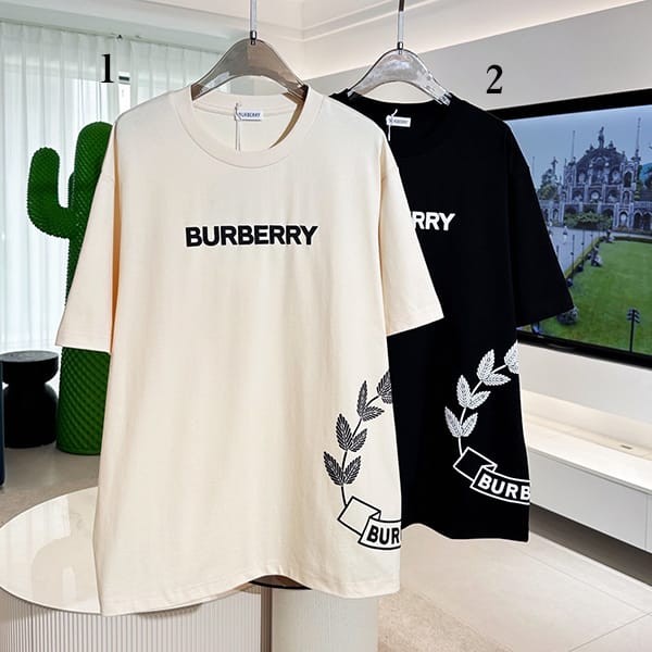 Burberry logo print T-shirt replica in two colors, sure to sell out Baz49099 Burberry logo print T-shirt replica in two colors, sure to sell out Baz49099