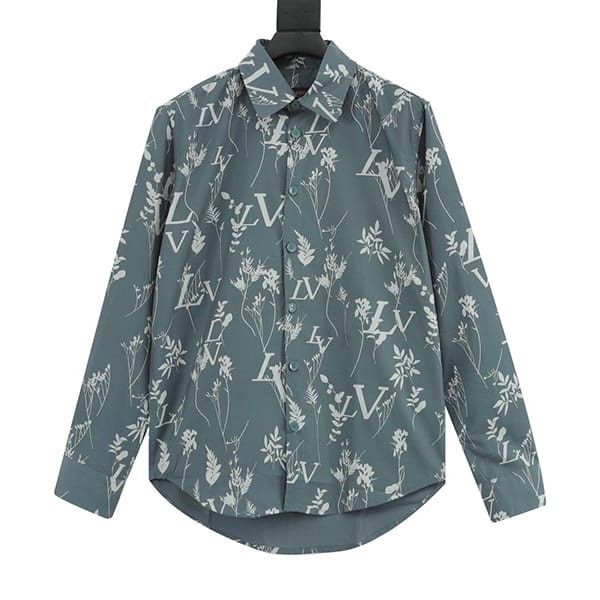 ClassicLouis Vuitton Printed Leaf Regular Shirt Replica 1AA4IE ClassicLouis Vuitton Printed Leaf Regular Shirt Replica 1AA4IE