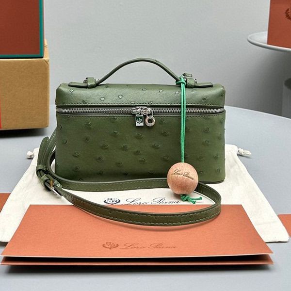 High quality? Loro Piana Extra fake pocket pouch L19 / Ostrich rou37371