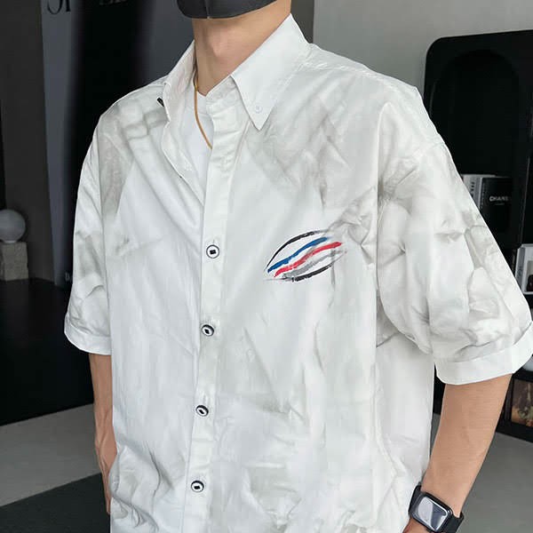 Balenciaga Replica Political Campaign Logo Shirt bau40025 Balenciaga Replica Political Campaign Logo Shirt bau40025