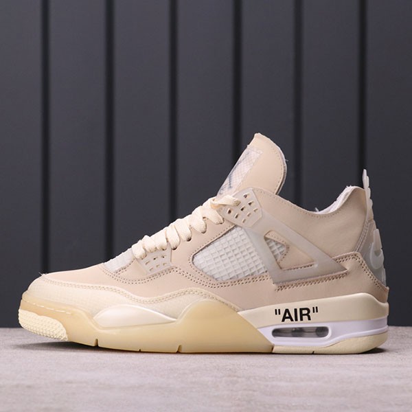 Off-White x Nike Replica Air Jordan 4 Sail/Muslin CV9388100 Off-White x Nike Replica Air Jordan 4 Sail/Muslin CV9388100