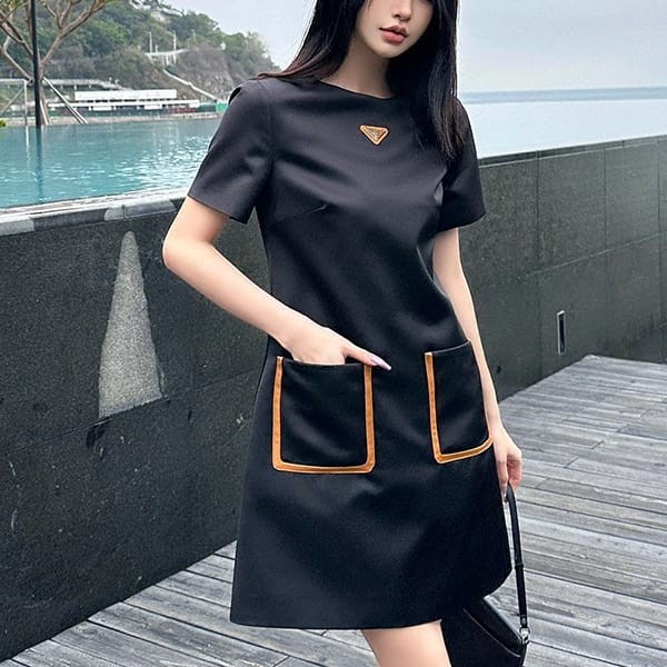 Total sales number 1! Prada Short Wool Dress One Piece Parody P3L5614MO