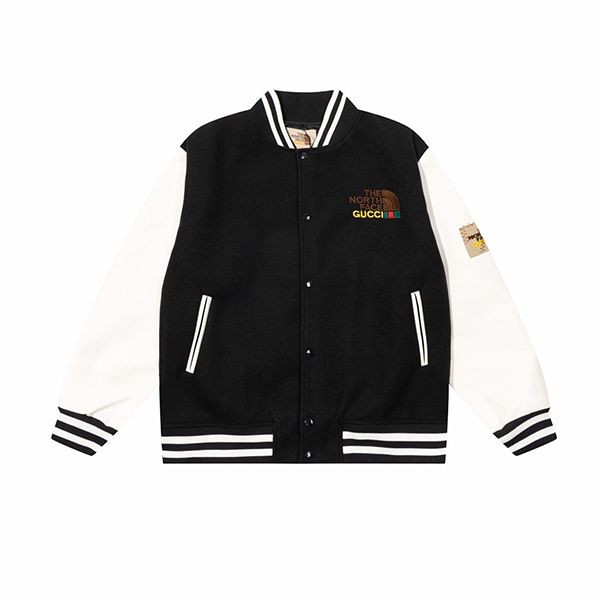 Rare color Gucci North Face jacket stadium jacket fake gub37390 Rare color Gucci North Face jacket stadium jacket fake gub37390