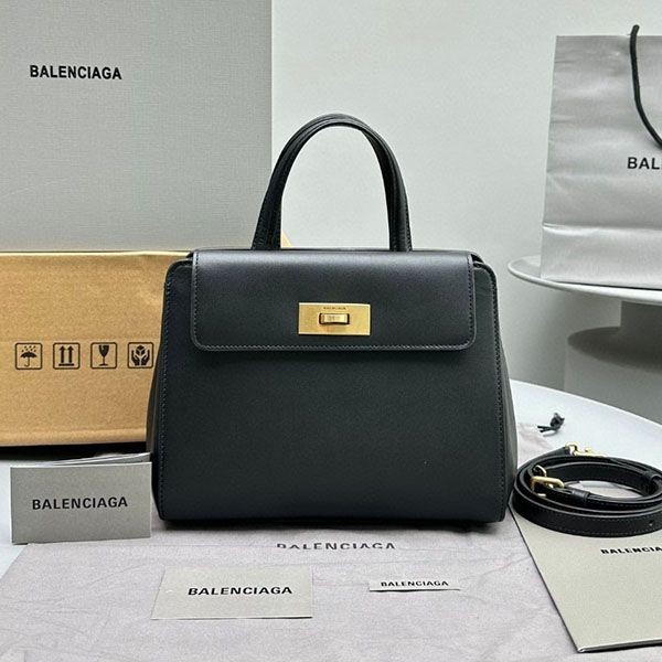 Hard to find Balenciaga Money Small Handle Leather Handbag Replica bac05669