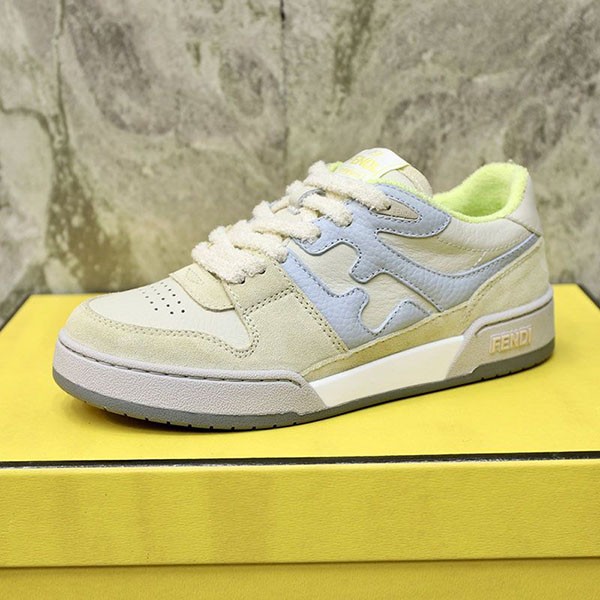 Love at first sight? Fendi Match Suede Low Top Sneakers FEG75357