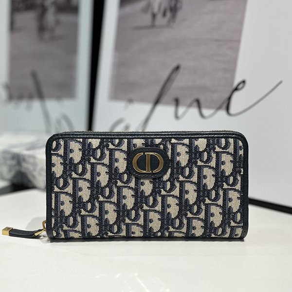 Stylish Dior Oblique Zippy Wallet Replica deb70178