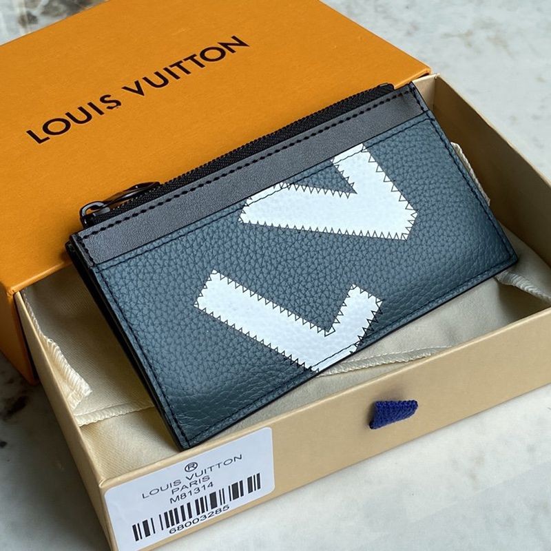 Louis Vuitton coin case, fake card holder, coin purse, M81314, available immediately