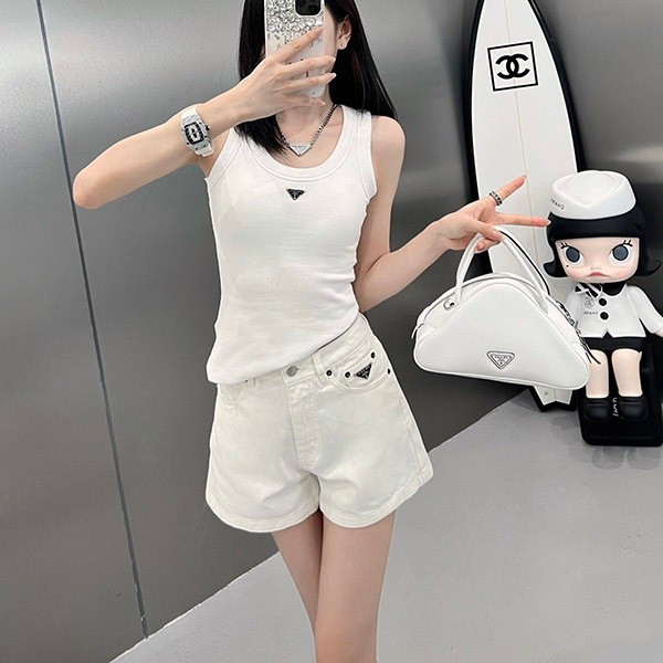 Prada Bull Denim Shorts Fake puo10071 Prada Bull Denim Shorts Fake puo10071