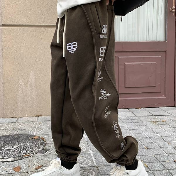 Balenciaga Baggy Cotton Track Pants Replica bas79813 Sold Out