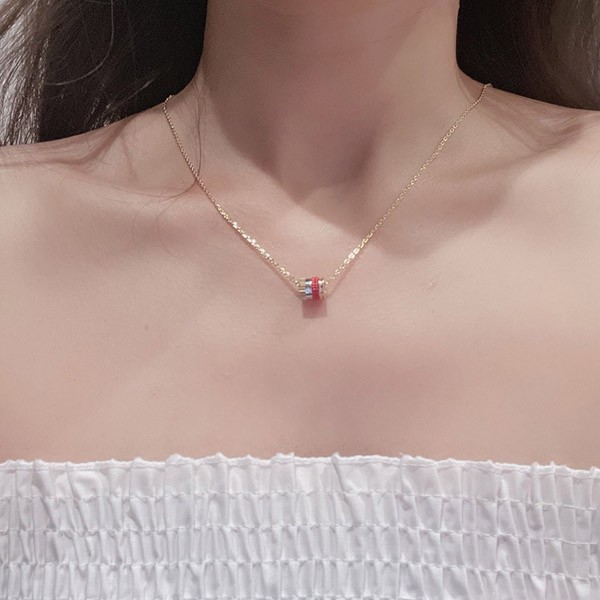 Boucheron Replica Quatre Red Pendant Small JPN00617