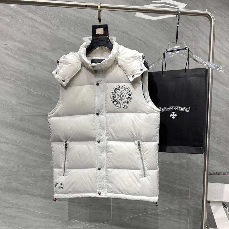 Love at first sight? Chrome Hearts [Goose down vest replica] ◆ CH Plus Kum36130