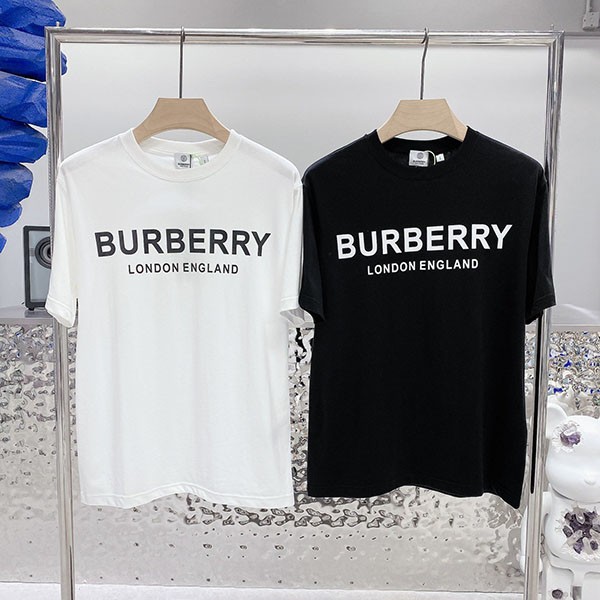 Burberry T-shirt replica crew neck short sleeve 2 colors 8011651 Burberry T-shirt replica crew neck short sleeve 2 colors 8011651